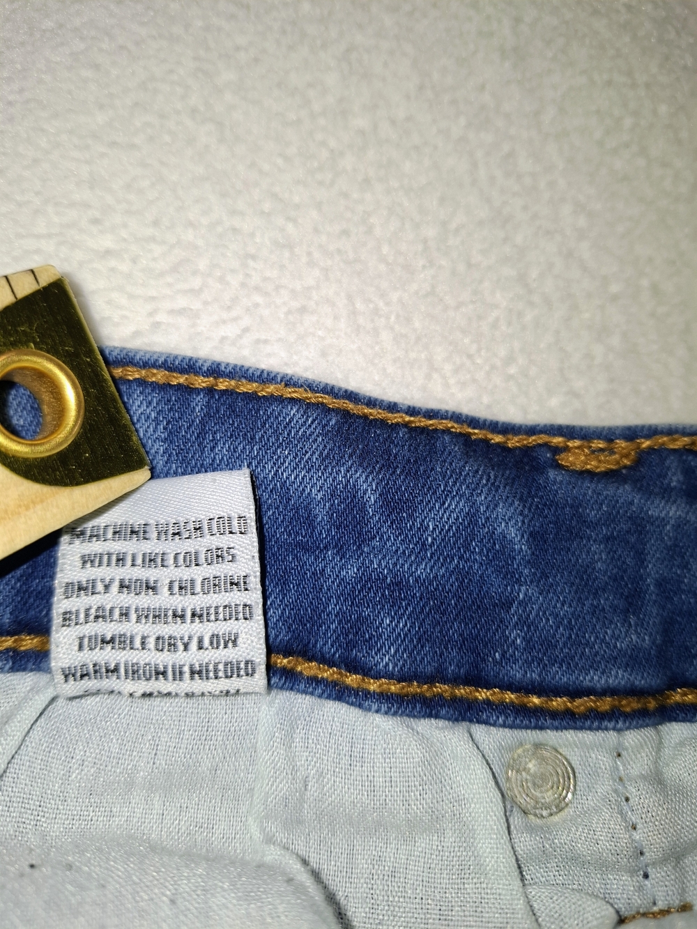 LAZER Men’s Straight Jeans in Faded Blue - Picture 7 of 11